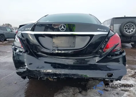 2017 Mercedes-Benz C 300 4Matic from USA, damaged, VIN WDDWF4KB8HR237427